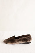 Silk Velvet Brown Babouche