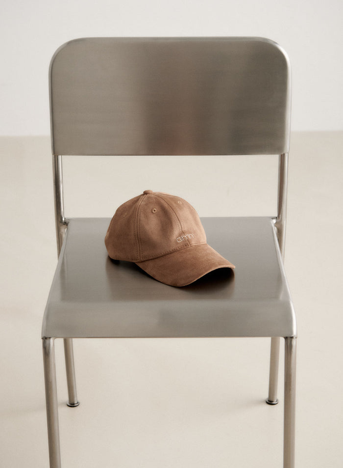 Small Logo Suede Cap