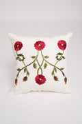 Small Poppy Flower Cushion