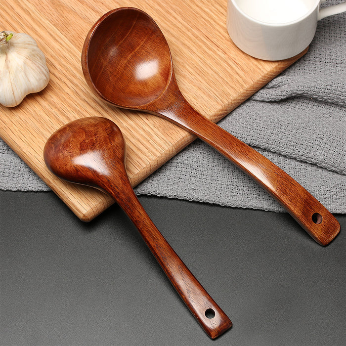 S/M/L Natural Wooden Cooking Scoop