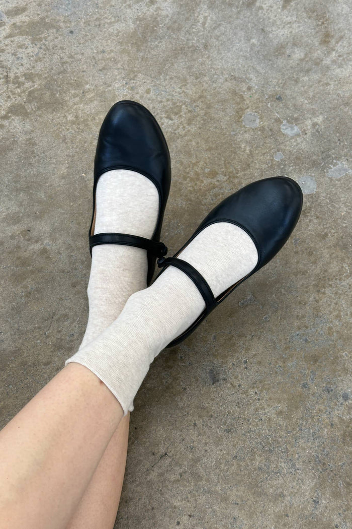 Sneaker Socks - Heart Black / Cream