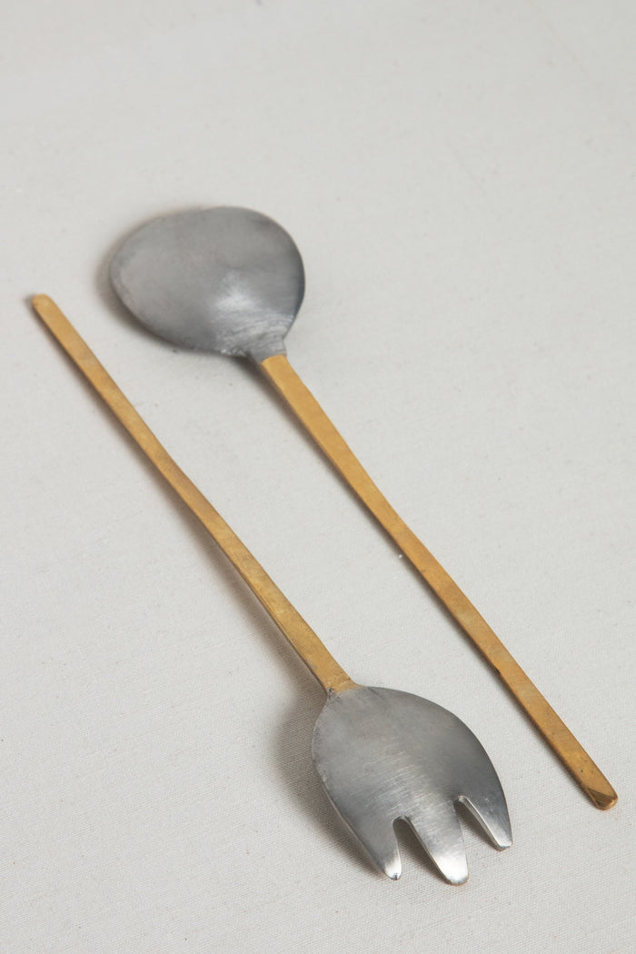 Spoon and Fork Serving Set