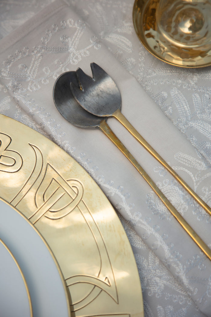 Spoon and Fork Serving Set
