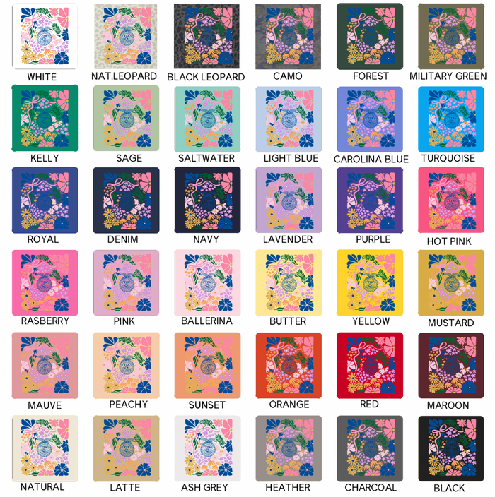 Spring Floral Emblem– Infant/Toddler/Youth