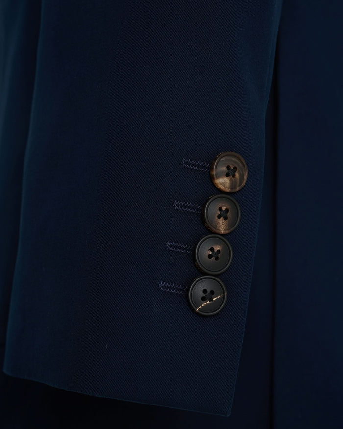 Stanley Cotton Cashmere Suit Jacket Navy