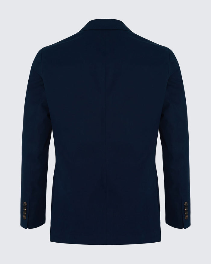 Stanley Cotton Cashmere Suit Jacket Navy