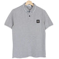 Stone Island Grey Short Sleeve Compass Cotton Polo Shirt