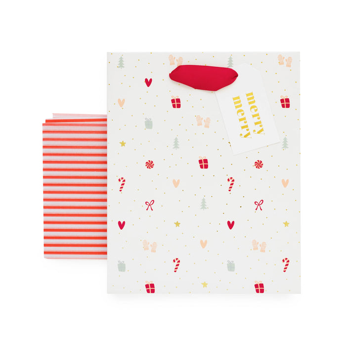 Sugar Paper - Christmas Gift Bag Set, Santa's Workshop