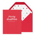 Sugar Paper - Merry Christmas Multi Dot (Single Cards + Boxed Sets): Single Card