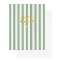 Sugar Paper - Striped Merry Christmas (Single Cards + Boxed Sets): Single Card