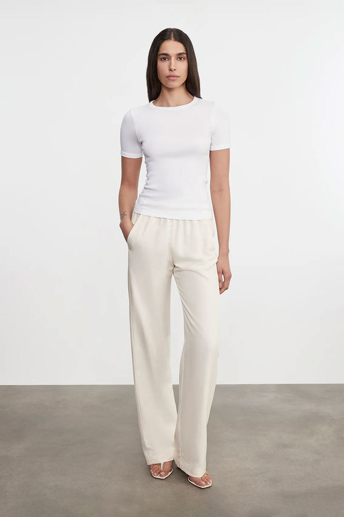 Supima Cotton New Classic Short Sleeve Tee - White