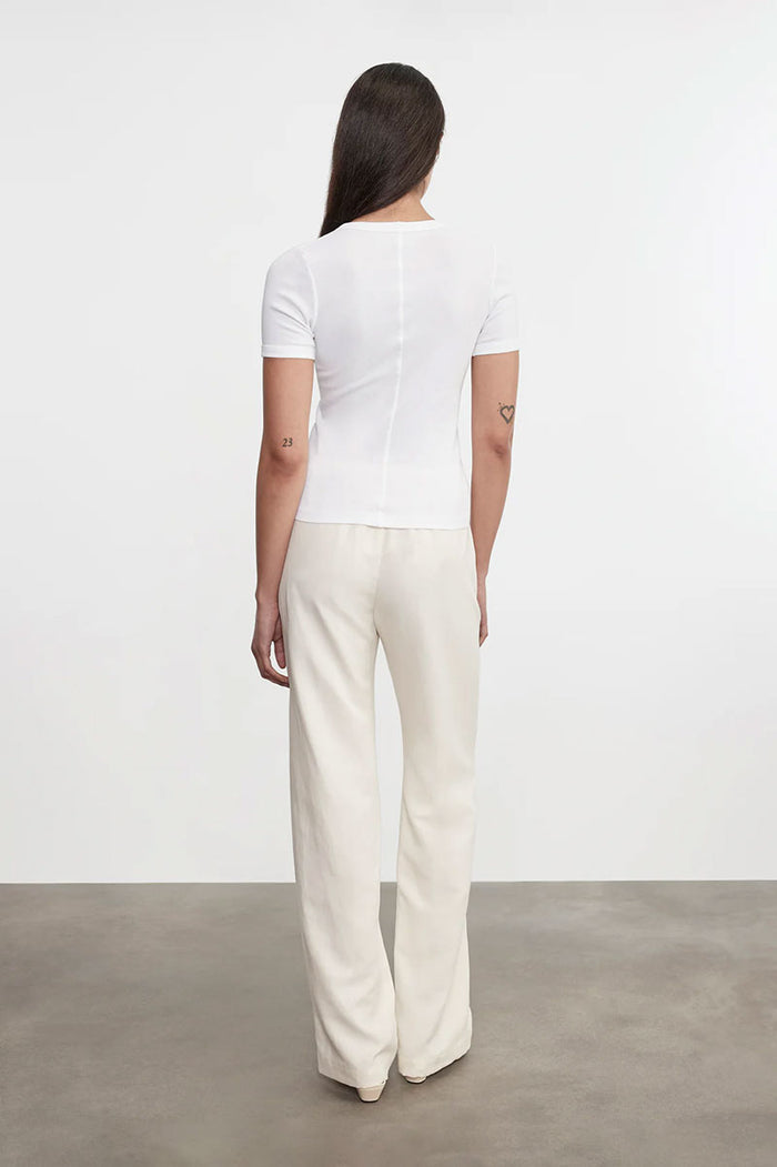 Supima Cotton New Classic Short Sleeve Tee - White