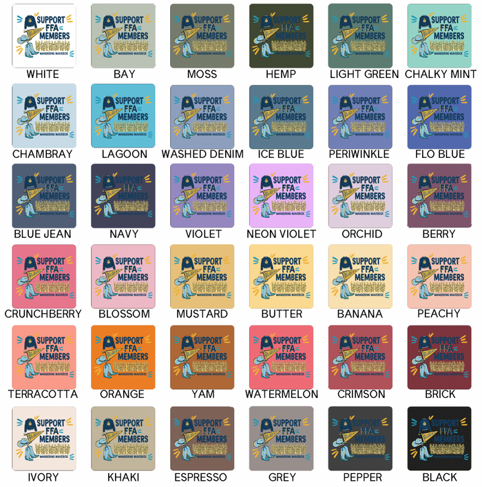 Support FFA Members– Comfort Colors T-Shirt