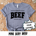 SUPPORT LOCAL - CHOOSE YOUR SAYING - Bella Canvas T-Shirt