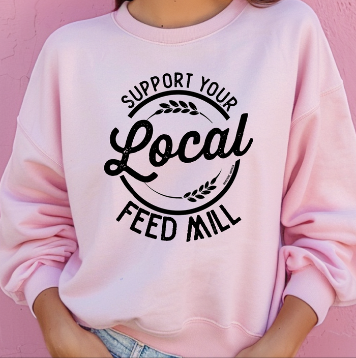 Support Your Local Feed Mill – Crewneck