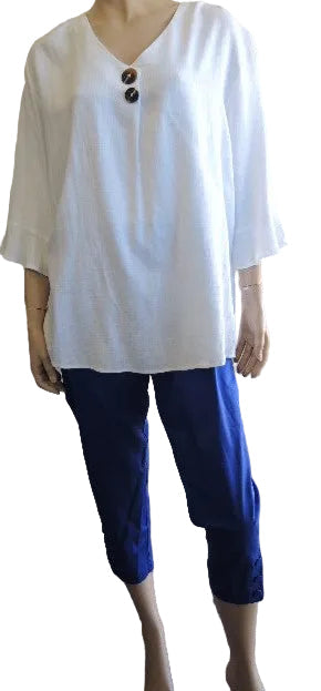 Swish Cotton Blend 3/4 Pants