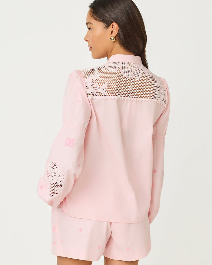 Lilly Pulitzer - Tammy Top - Pink Muse