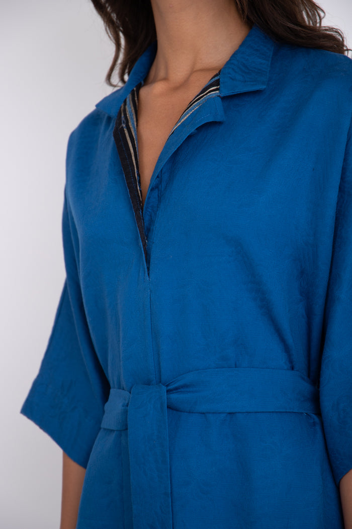 Tanen Cotton Embossed Dress