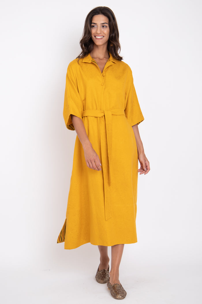 Tanen Cotton Embossed Dress