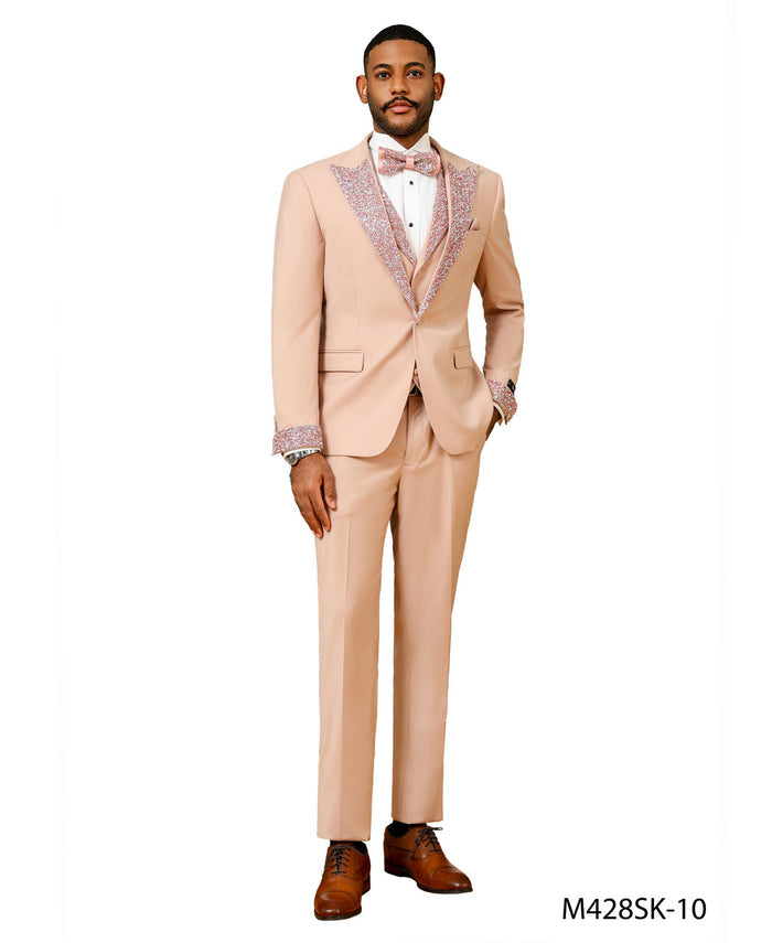 Tazio 4 Piece Crystal Suit / Tuxedo - Giorgio's Menswear