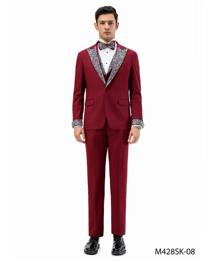 Tazio 4 Piece Crystal Suit / Tuxedo - Giorgio's Menswear