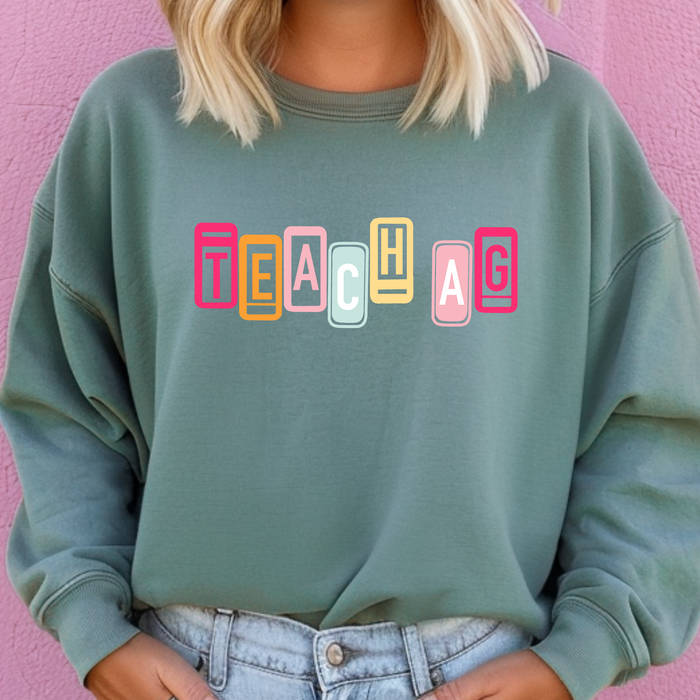 Teach Ag License Plate– Crewneck