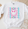 Teach AG Line Smile– Crewneck