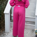 Terry Cloth Hot Pink Pant