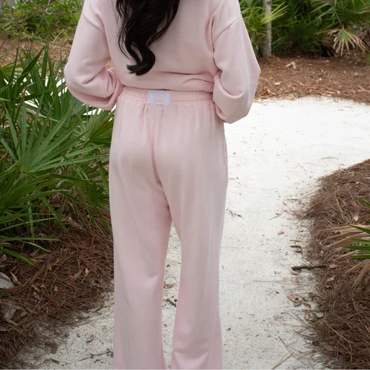 Terry Cloth Light Pink Pant