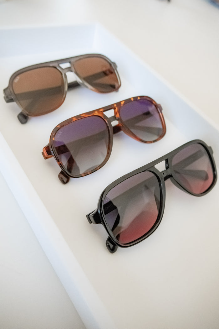 The Cruz Sunnies - Grey Gradient (P) - One Eleven Olive Boutique