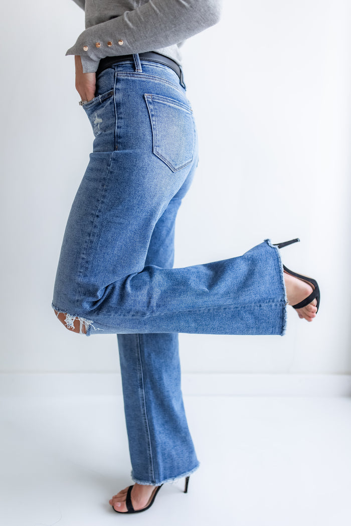The Eastside Wide Leg Jeans - One Eleven Olive Boutique