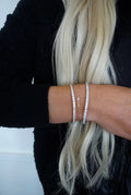 The Stretchy Tennis Bracelet - Gold - One Eleven Olive Boutique