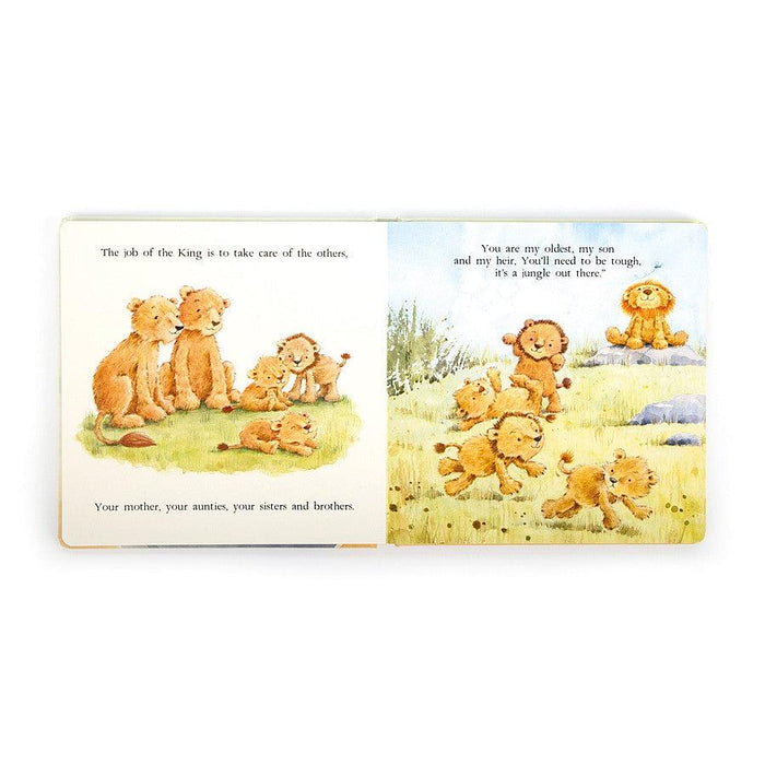 Jellycat The Very Brave Lion Book-Simply Green Baby