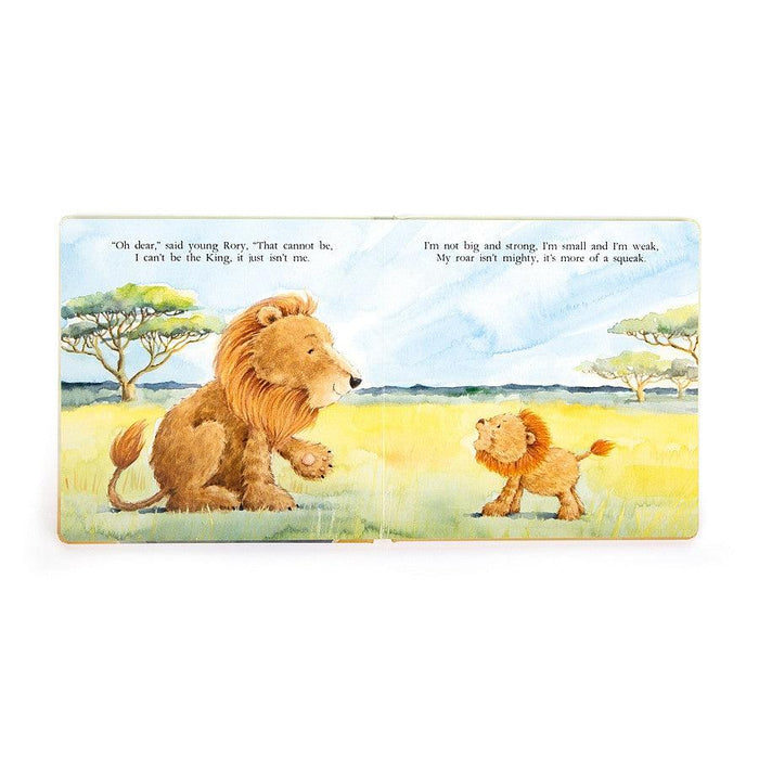 Jellycat The Very Brave Lion Book-Simply Green Baby