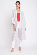 Tilal Cotton Handwoven Checks Abaya