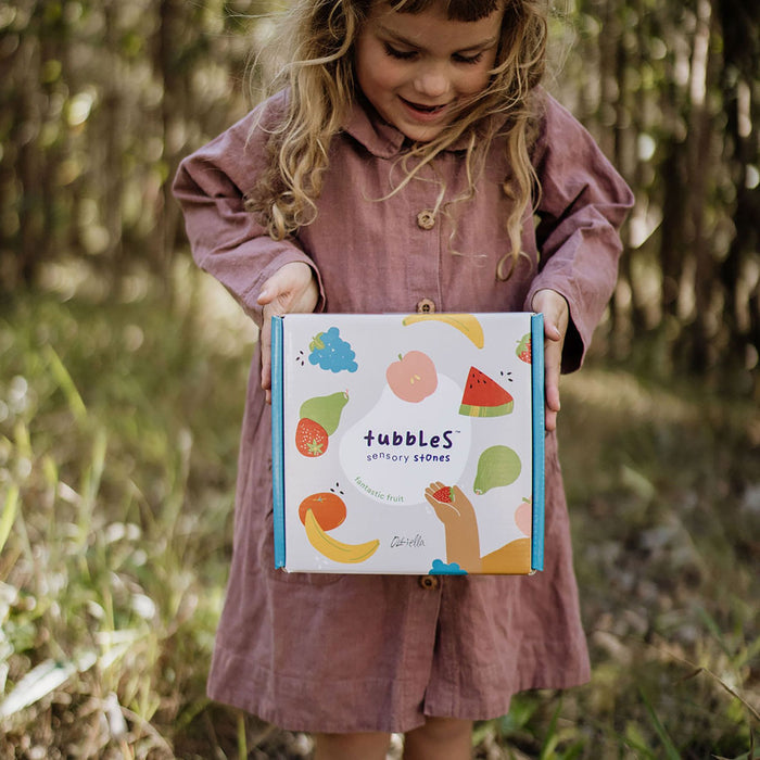Tubbles Sensory Stones - Vibrant Veggies