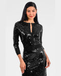 Gretchen Scott Twinkle Sweater Black Met Ball Twinkle