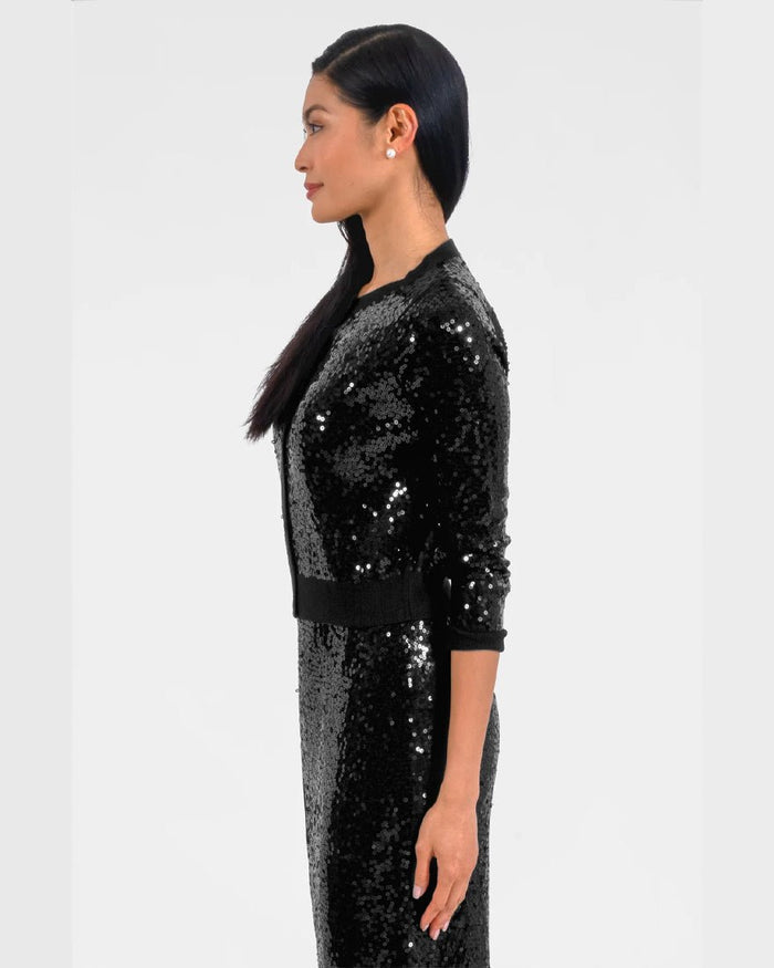 Gretchen Scott Twinkle Sweater Black Met Ball Twinkle