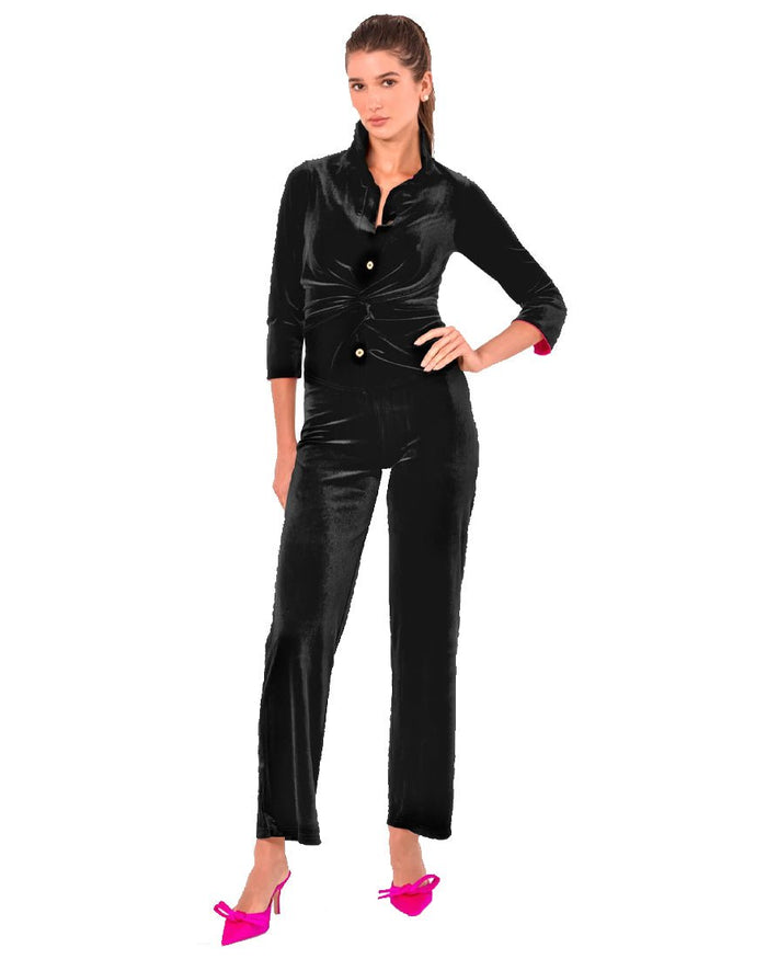 Twist And Shout Top - Silky Velvet