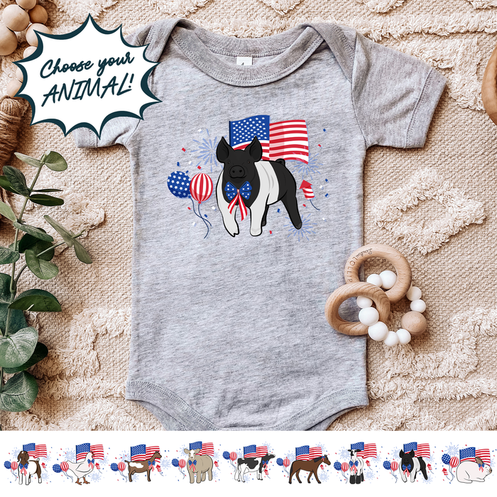 USA Animals- CHOOSE YOUR ANIMAL– Infant/Toddler/Youth