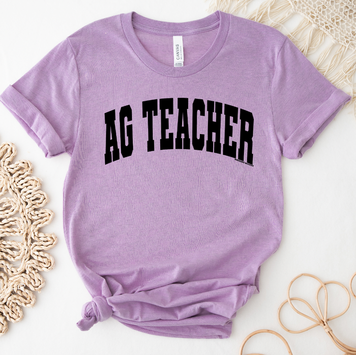 Varsity Teach Ag Black Ink  – Bella Canvas T-Shirt