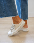 Very G Aman Sparkle Slip On Sneakers - Natural Very G