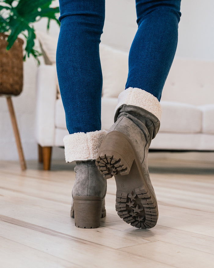 Very G Snuggy Boots - Gray FINAL SALE  Very G