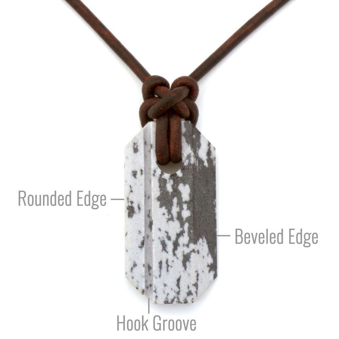 Viking Whetstone Necklace by Wazoo Survival Gear (Uncommon Variation)