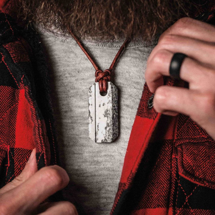 Viking Whetstone Necklace by Wazoo Survival Gear (Uncommon Variation)