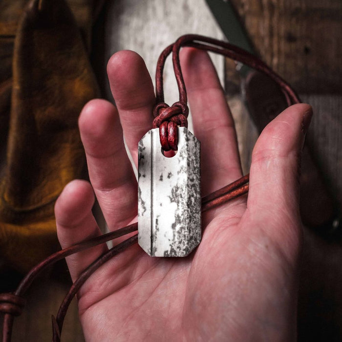 Viking Whetstone Necklace by Wazoo Survival Gear (Uncommon Variation)