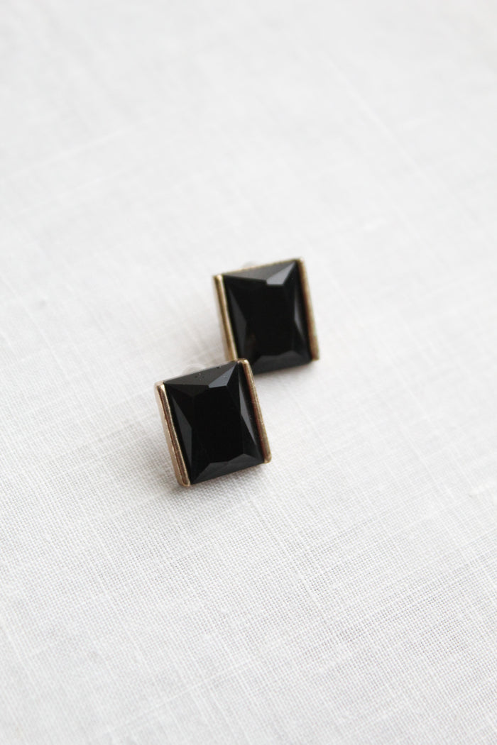 vintage inkwell earrings