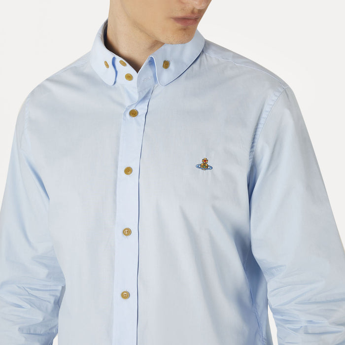 Vivienne Westwood - 2 Button Krall Shirt in Light Blue - Nigel Clare