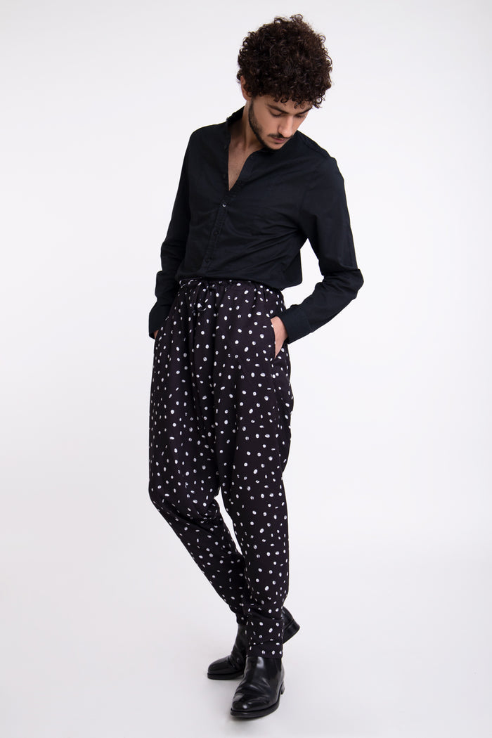 Wael Cotton Polka Dots Sirwal