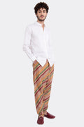 Wael Cotton Silk Multicolor Sirwal
